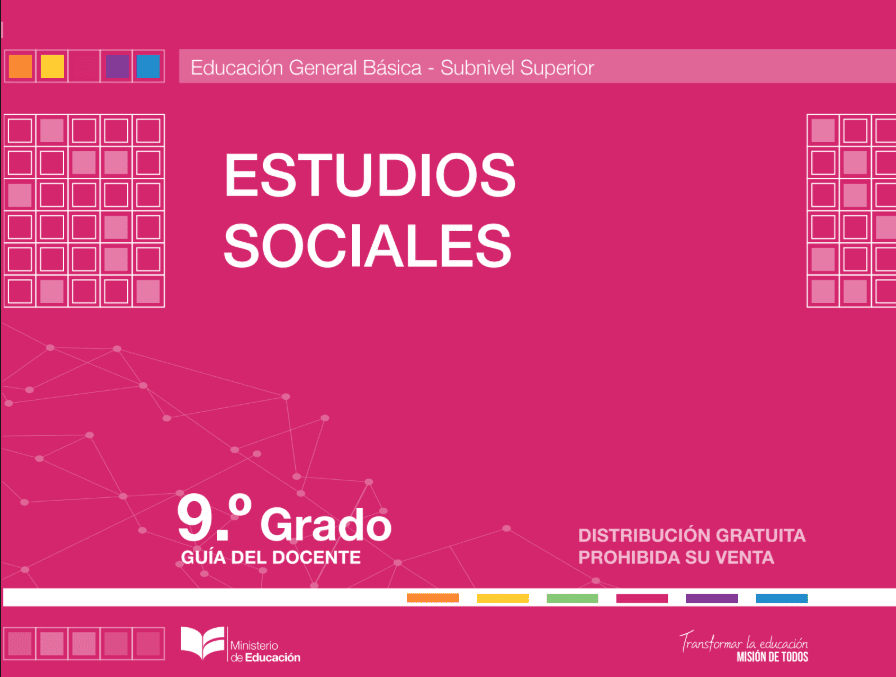 Guía Docente de estudios sociales de noveno grado