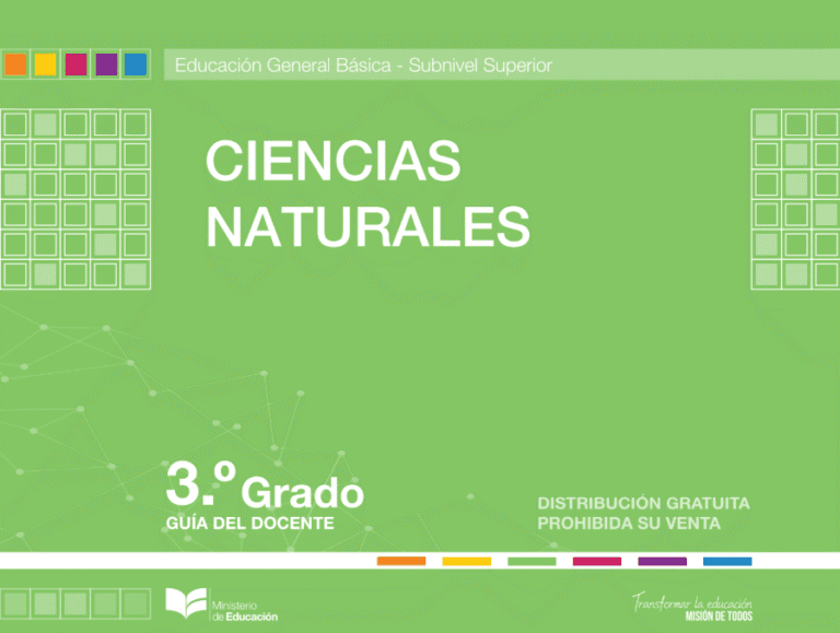 Guía Docente de Ciencias Naturales 3 EGB (2023-2024) | Descargar PDF