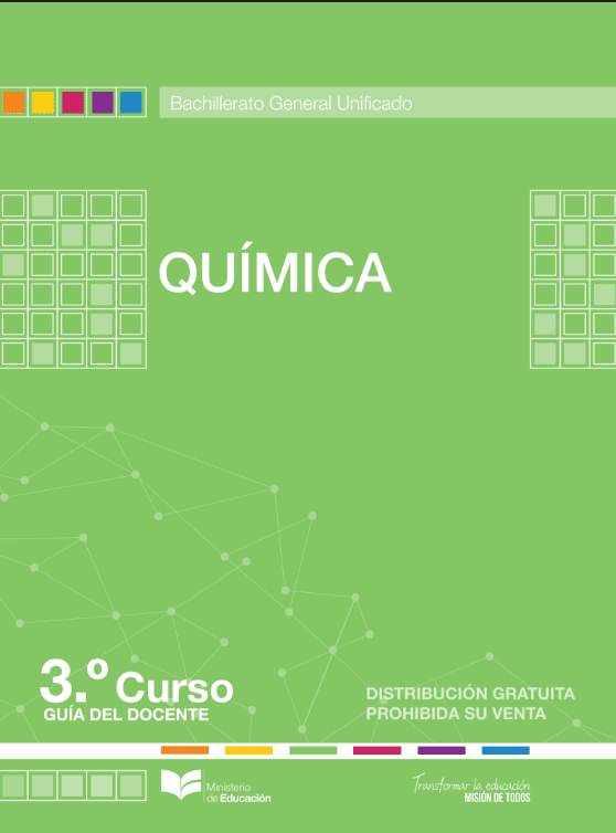 Guía del docente de química de tercero de bachillerato