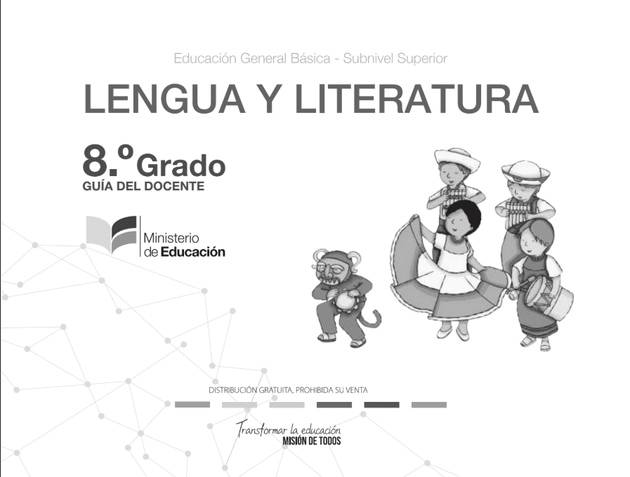 Guía docente de lengua y literatura de octavo grado