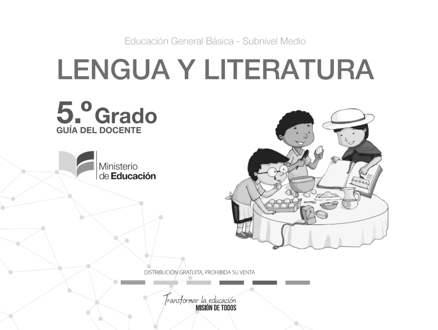 Guía docente de lengua y literatura de quinto grado