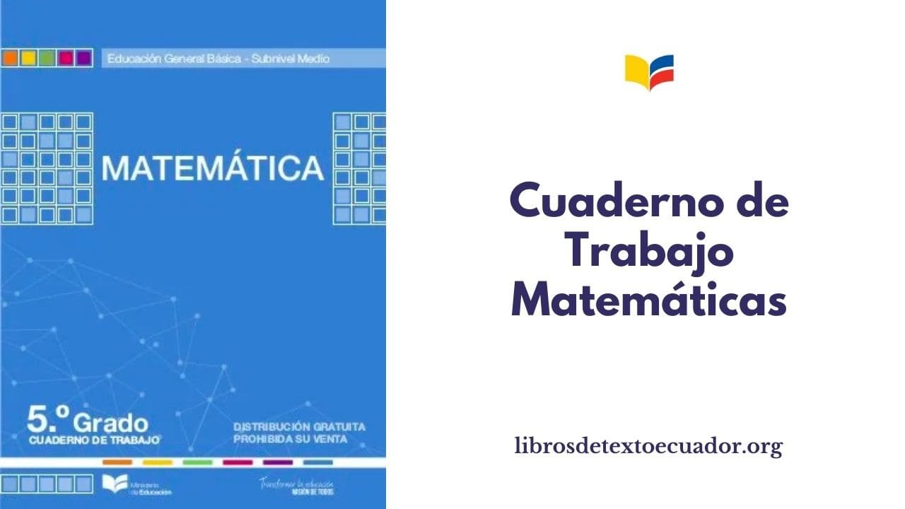 Cuaderno de Trabajo Matemáticas de Quinto Grado PDF