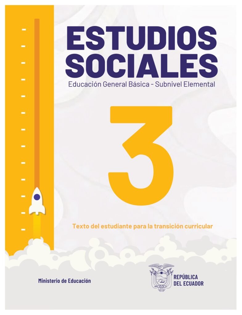 Libro de Estudios Sociales de Tercer Grado