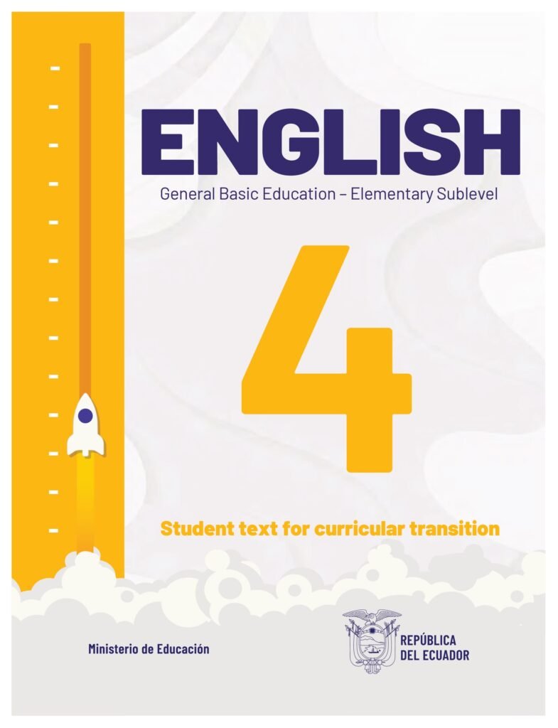 Libro de Inglés de Cuarto Grado