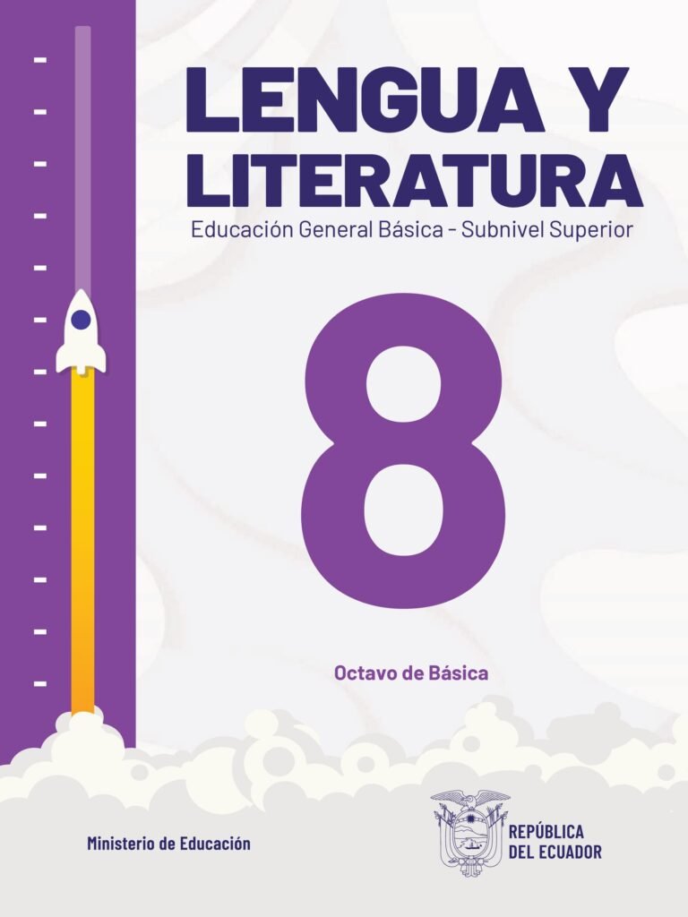 Libro de Lengua y Literatura 1 de Octavo Grado