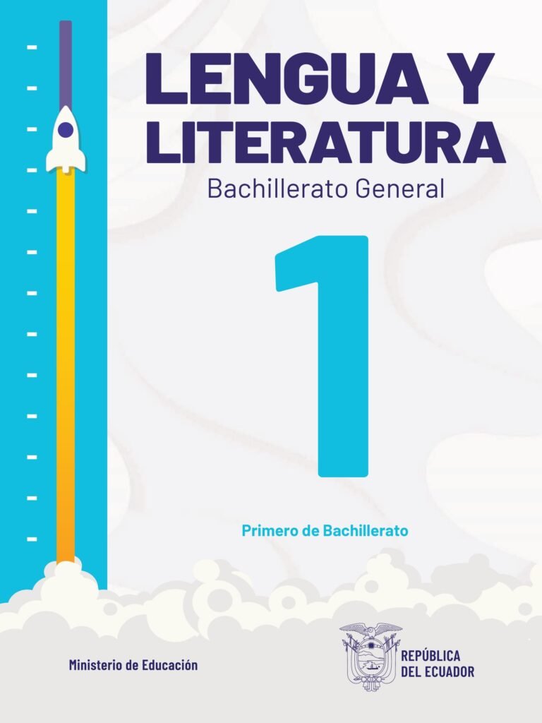 Libro de Lengua y Literatura de Primero de Bachillerato