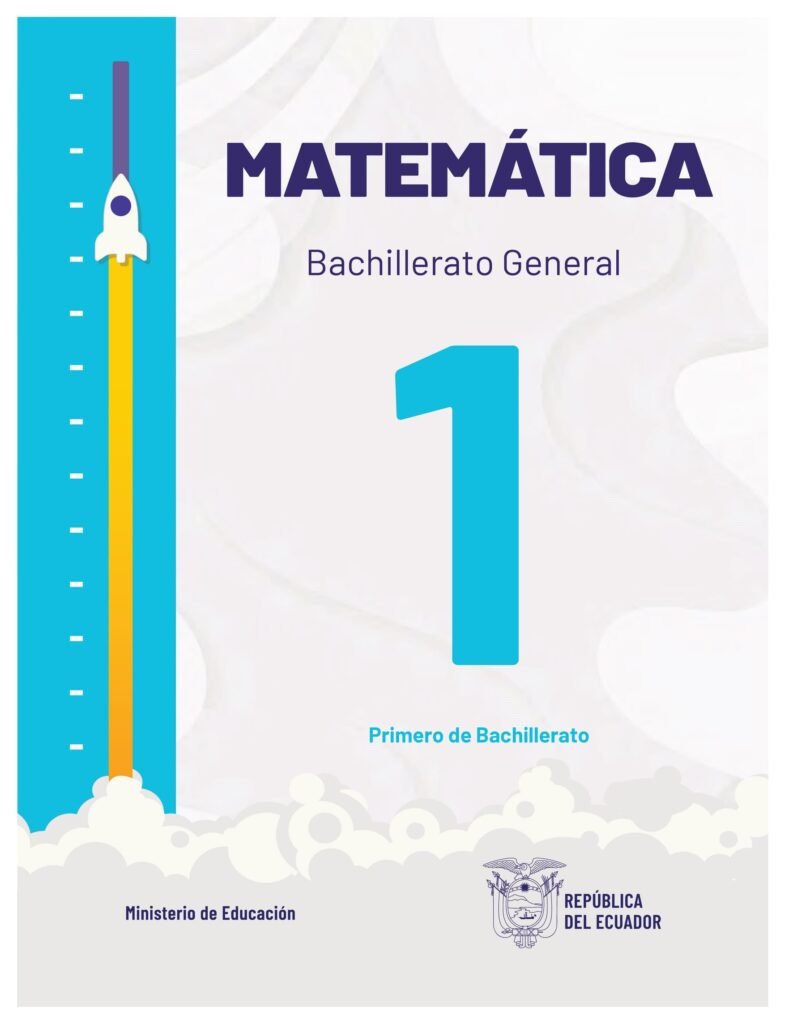 Libro de Matemática de Primero de Bachillerato