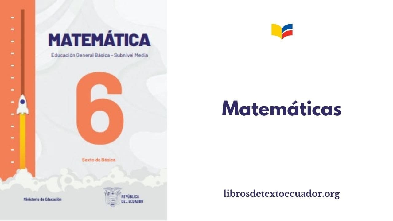 Libro de Matemáticas de Sexto Grado PDF 2025