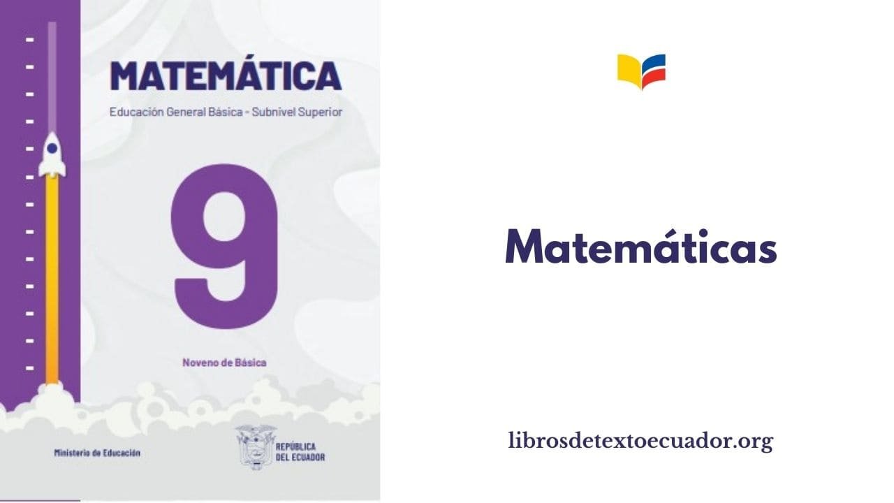 Libro de Matemática de Noveno Grado PDF 2025