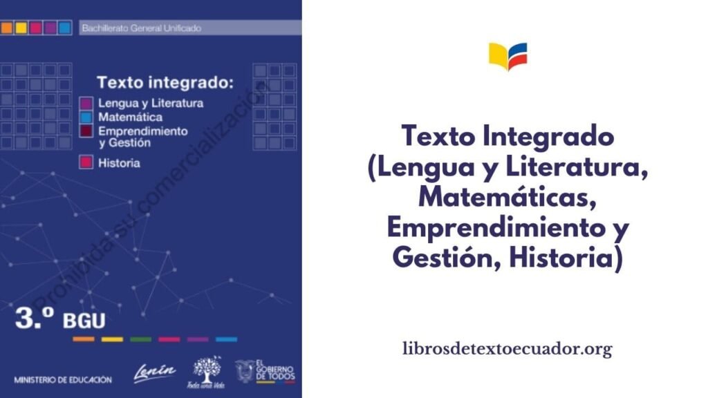 Texto Integrado de LYL MAT HIST 3 Bachillerato BGU pdf