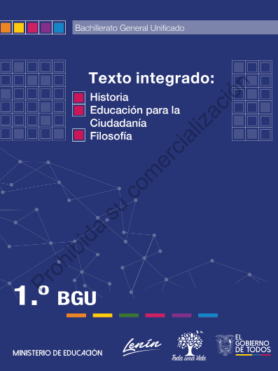 Texto integrado de historia, educación para la ciudadanía y filosofía de primero de bachillerato