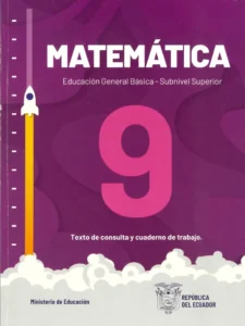 Texto de consulta y cuaderno de trabajo matemática 9 egb